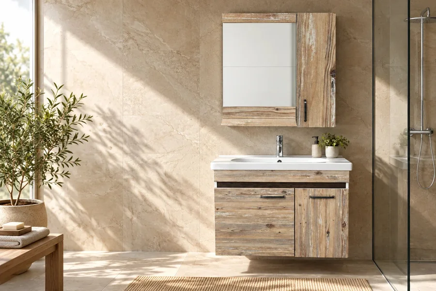 KEURIVA Ebru in a bathroom setting