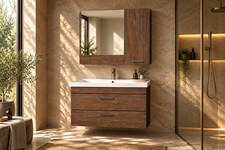 KEURIVA Luxury walnut vanity