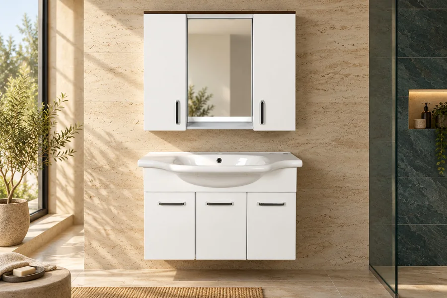 KEURIVA Mimoza in a bathroom setting